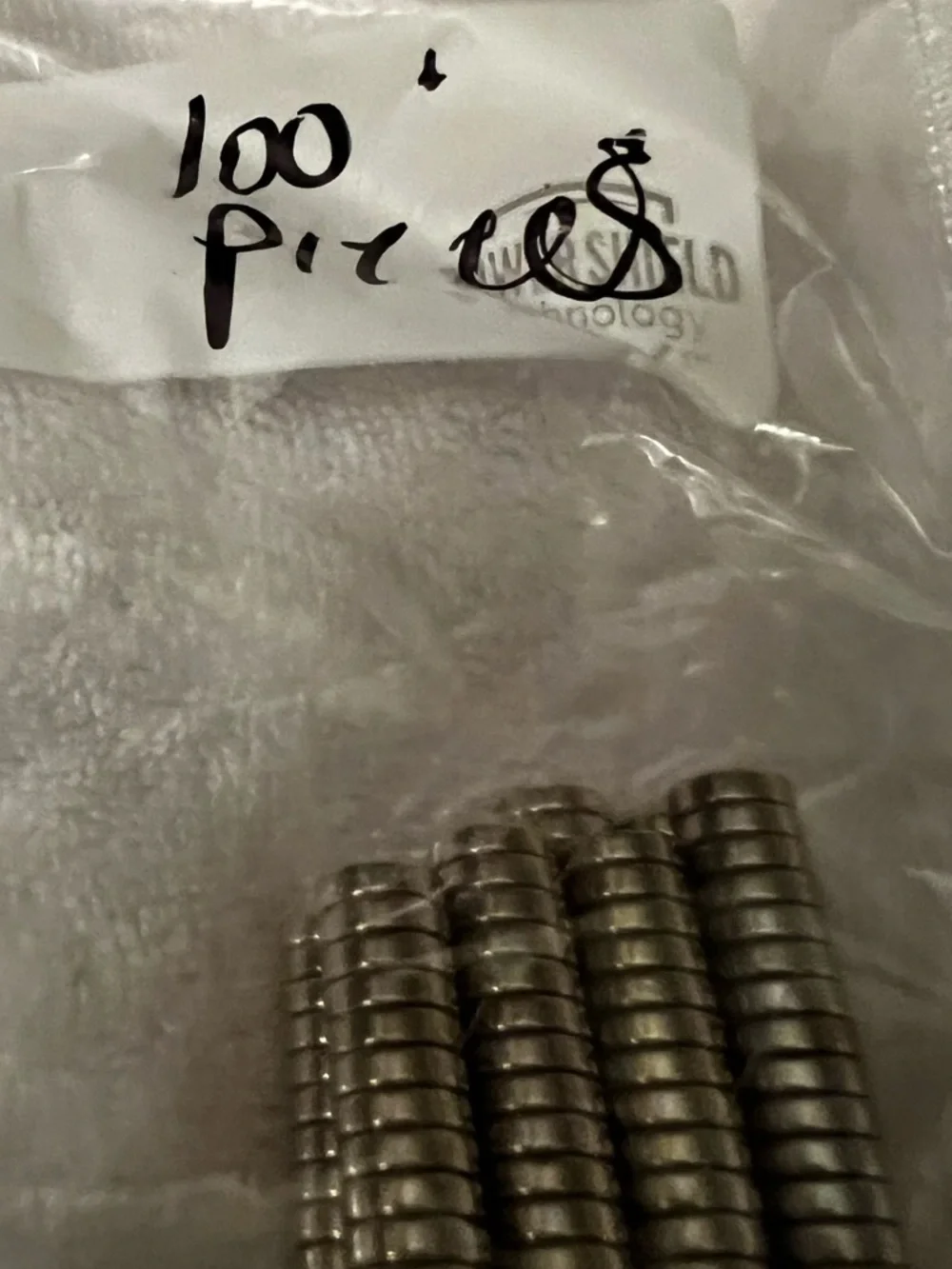 100 Pc Neodymium Ring Magnets Strong Rare Earth Metal Craft DIY